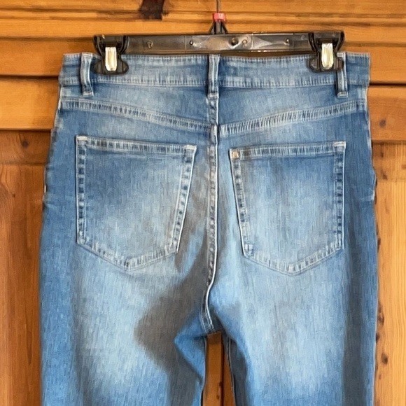 H&M Light Blue High Rise Cotton Viscose Jeans-Pants Sz. 6 - Picture 6 of 10